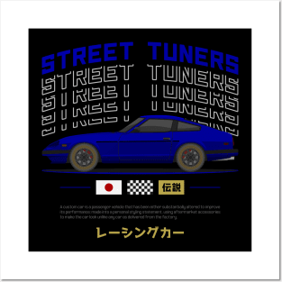 Tuner Blue 280ZX JDM Posters and Art